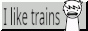 I Like Trains 88x31 Badge